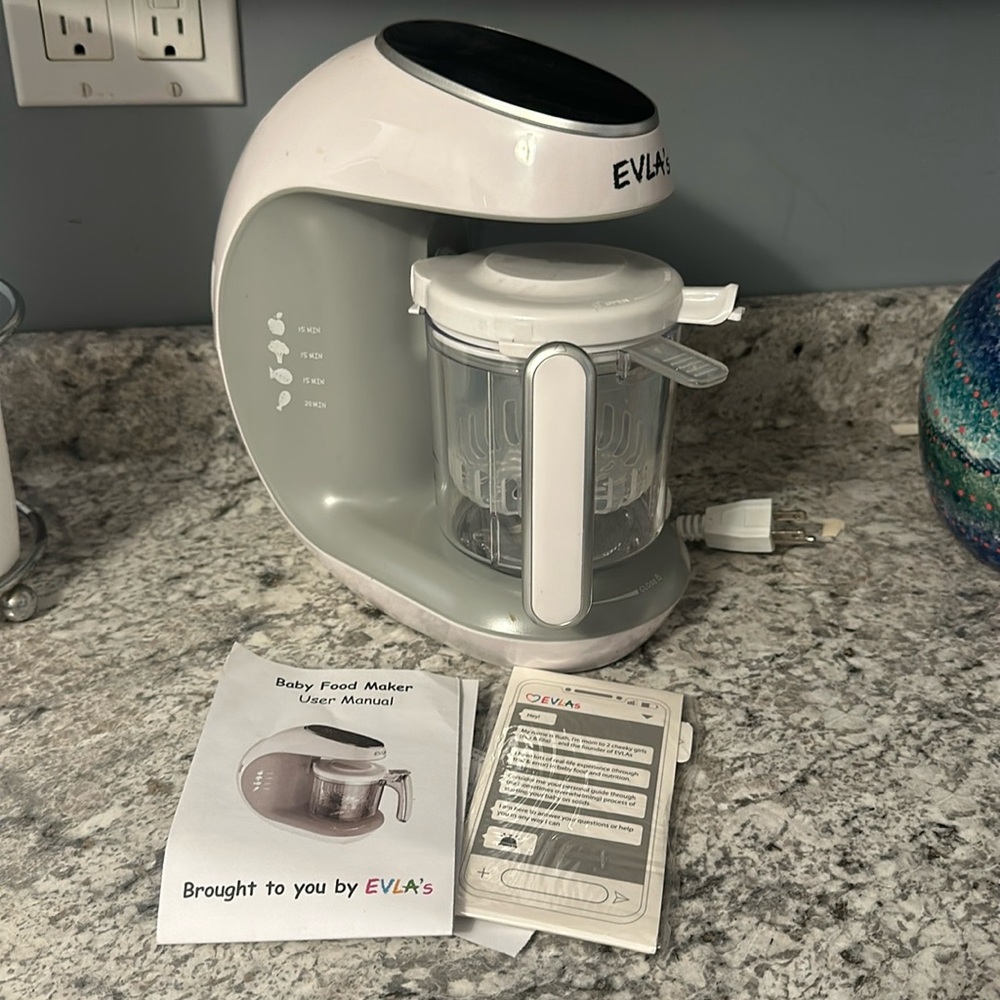Evla baby food processor . never used no box